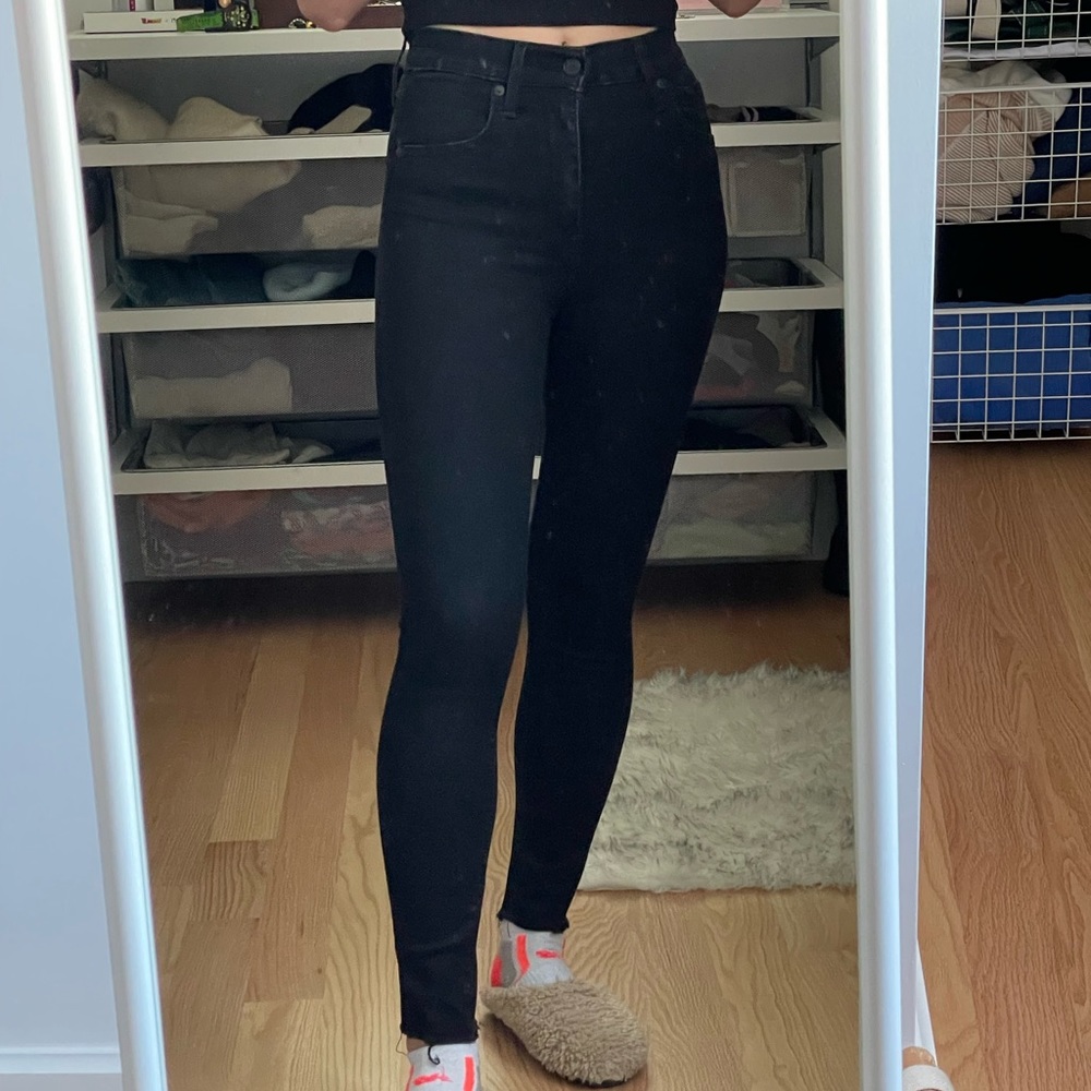 Levi’s mile high super skinny jeans in black